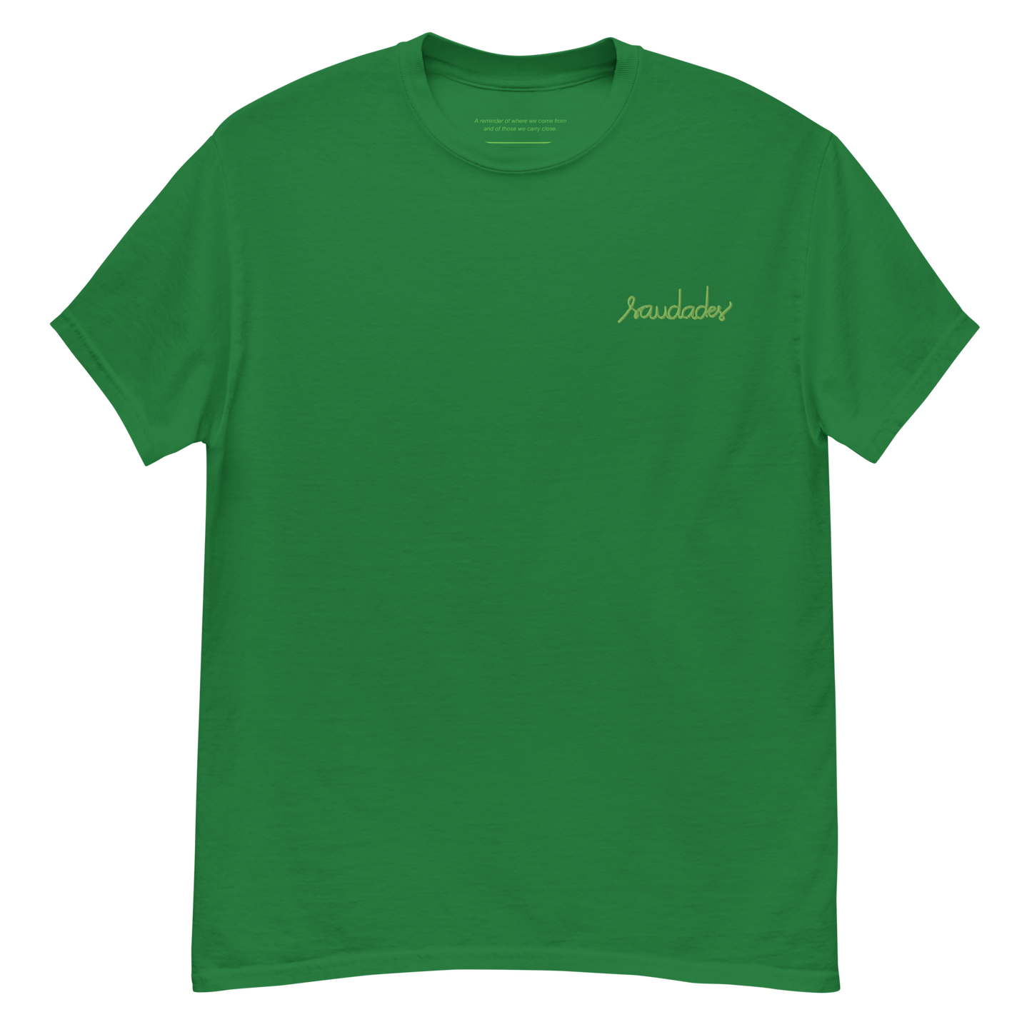 Saudades Classic Tee - Verde Verde