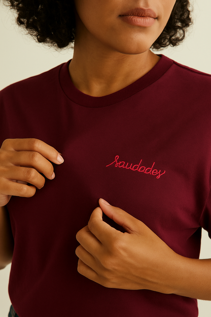 Camiseta Wear Saudades - Açaí