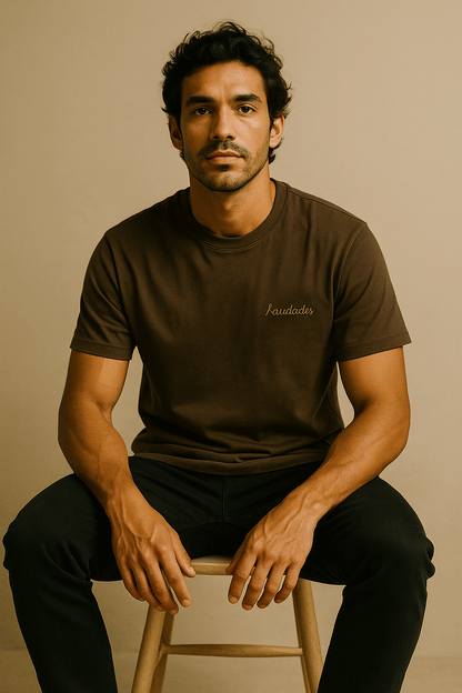 Camiseta Wear Saudades - Café